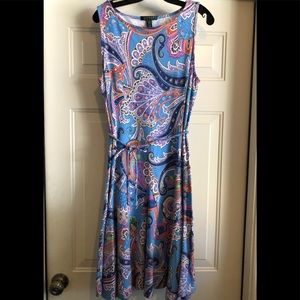 Lauren women’s paisley dress - large